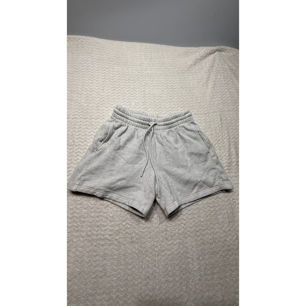 Aritzia Sweatfleece Cozy Fleece Boyfriend Fit Shorts Heather Grey Womens XS